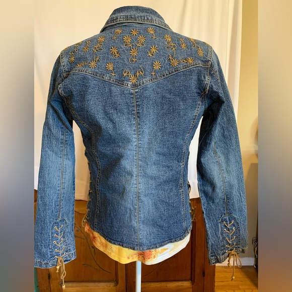 Vintage Mudd brand Y2K jean jacket Size 13 - Picture 4 of 9